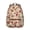 Camel-6, variant on Floral and Bee Artwork Backpack - Waterproof Ergonomic Student Backpack