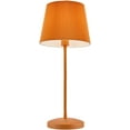 thumbnail image 5 of Livabliss Rigel Portable Table Lamp, 21-inch, Orange with Bright Orange Shade, 5 of 5