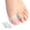 Clear, variant on Gel Toe Corrector, 10 Pack of Toe Separators with 2 Loops, Big Toe Spacer for Bunion Pain and Overlapping Toe (FSA or HSA Eligible)