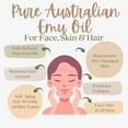 thumbnail image 2 of Pure Australian Emu Oil - All Natural 6X Refined for Face, Skin and Hair - Highly Effective Hydration for Sensitive Skin & Hair Growth Perfect for Scar & Blemishes - 1 Fl Oz Glass Bottle & Dropper, 2 of 5