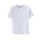 thumbnail image 1 of Camiseta de manga corta de algodón puro suave en color albaricoque leche, corte holgado para hombres y mujeres, estilo de viaje al trabajo de verano, cuello redondo, 1 of 4