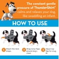 thumbnail image 7 of GFQ Dog Anxiety Vest & Calming Wrap, Adjustable Soft Dog Compression Jacket for Thunderstorms, Fireworks & Separation Relief, Double-Layer Warm Pet Shirt, Heather Gray,XS-XXL, 7 of 7