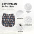 thumbnail image 6 of Lsque Garden Gnomes Printed Women's Running Shorts with Liner Pockets,Elastic Quick Dry Workout Athletic Gym Yoga Shorts,Womens High Waist Shorts-Small, 6 of 9