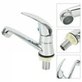 thumbnail image 5 of Basin Faucet Single Cold Sink Faucet Bathroom Faucet Chrome Single Handle Hole Bathroom Kitchen Basin Mixer, 5 of 7