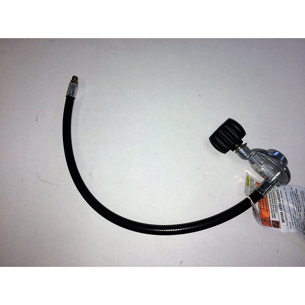 er Gas Grill Replacement 21" Regulator & Hose 1/8" NPT Male Threads