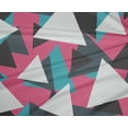 thumbnail image 5 of oneOone Polyester Spandex Pink Fabric Geometric Craft Projects Decor Fabric Printed By The Yard 56 Inch Wide-7Q, 5 of 5