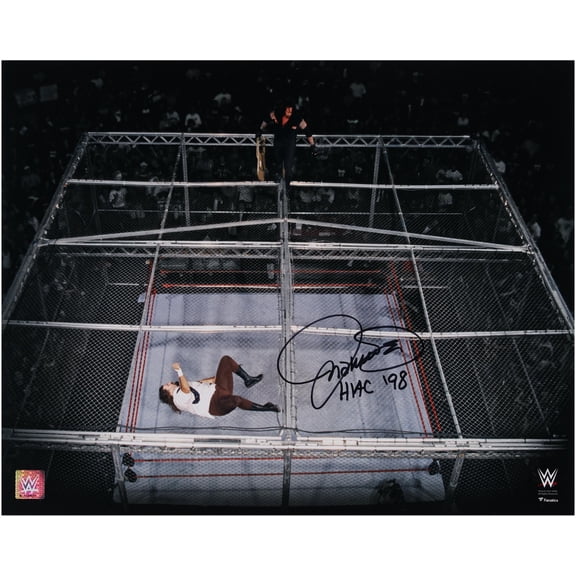 Collectible Mankind WWE Autographed 16" x 20" Hell In A Cell Photograph with "HIAC '98" Inscription - Fanatics Authentic Certified