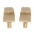 thumbnail image 2 of LOVIVER 2 Pieces Beige Auto Car Interior Sun Visor Hook Clip Bracket For BYD, 2 of 6