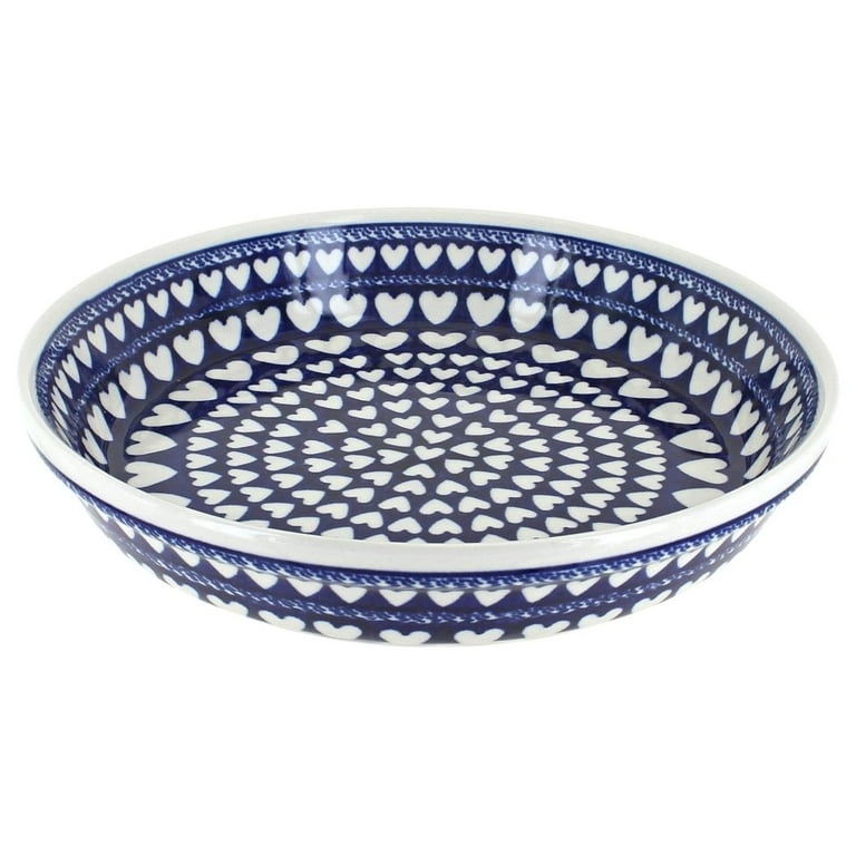 Blue Rose Polish Pottery Sweet Heart Cat Bowl, 1