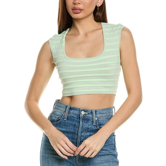 ALEXIS womens Emille Top, s, Green