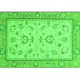 thumbnail image 1 of Ahgly Company Indoor Rectangle Oriental Green Modern Area Rugs, 3' x 5', 1 of 4