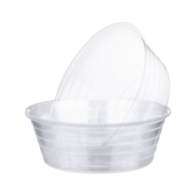 Uxcell Paquete de 10 Platillos para Macetas, Platillos de Plástico de 11 Pulgadas para Macetas, Bandeja de Goteo para Macetas de Interior y Exterior