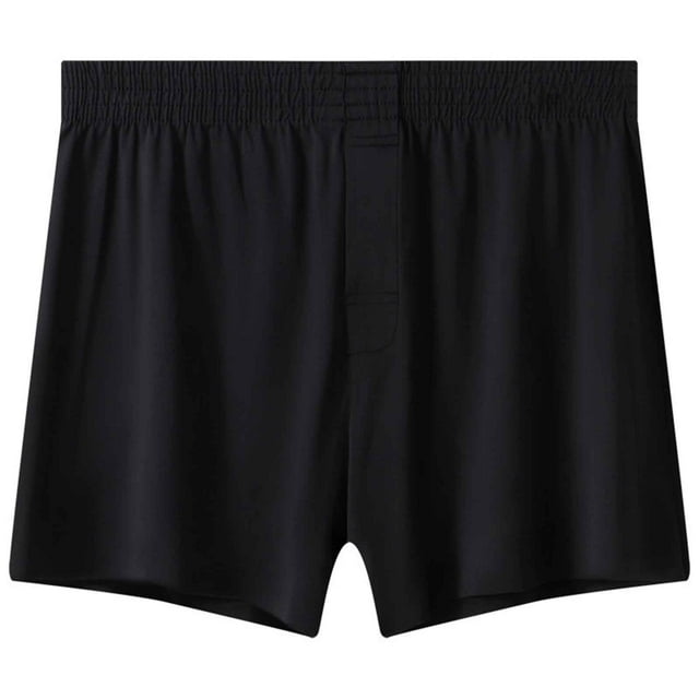 Aayomet Boxeurs Courts pour Hommes Coupe Classique Décontractée Extensible (Noir, G)