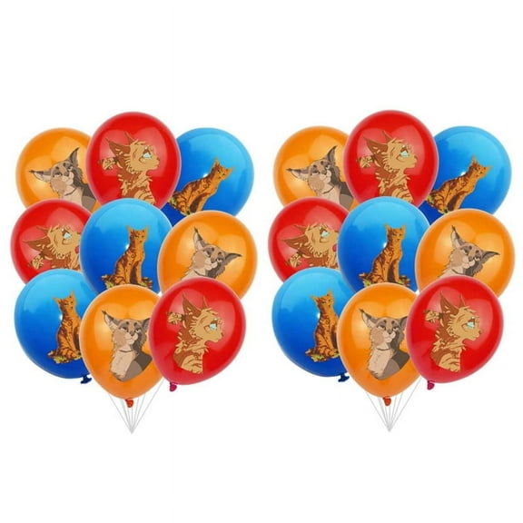 Warriors Cats Balloons Party Supplies Birthday Favors Decorations Decor Kit Latex