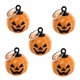 thumbnail image 4 of Halloween Pumpkin Pendant Pet Collar Charm for Decor 5 Pieces Copper, 4 of 5