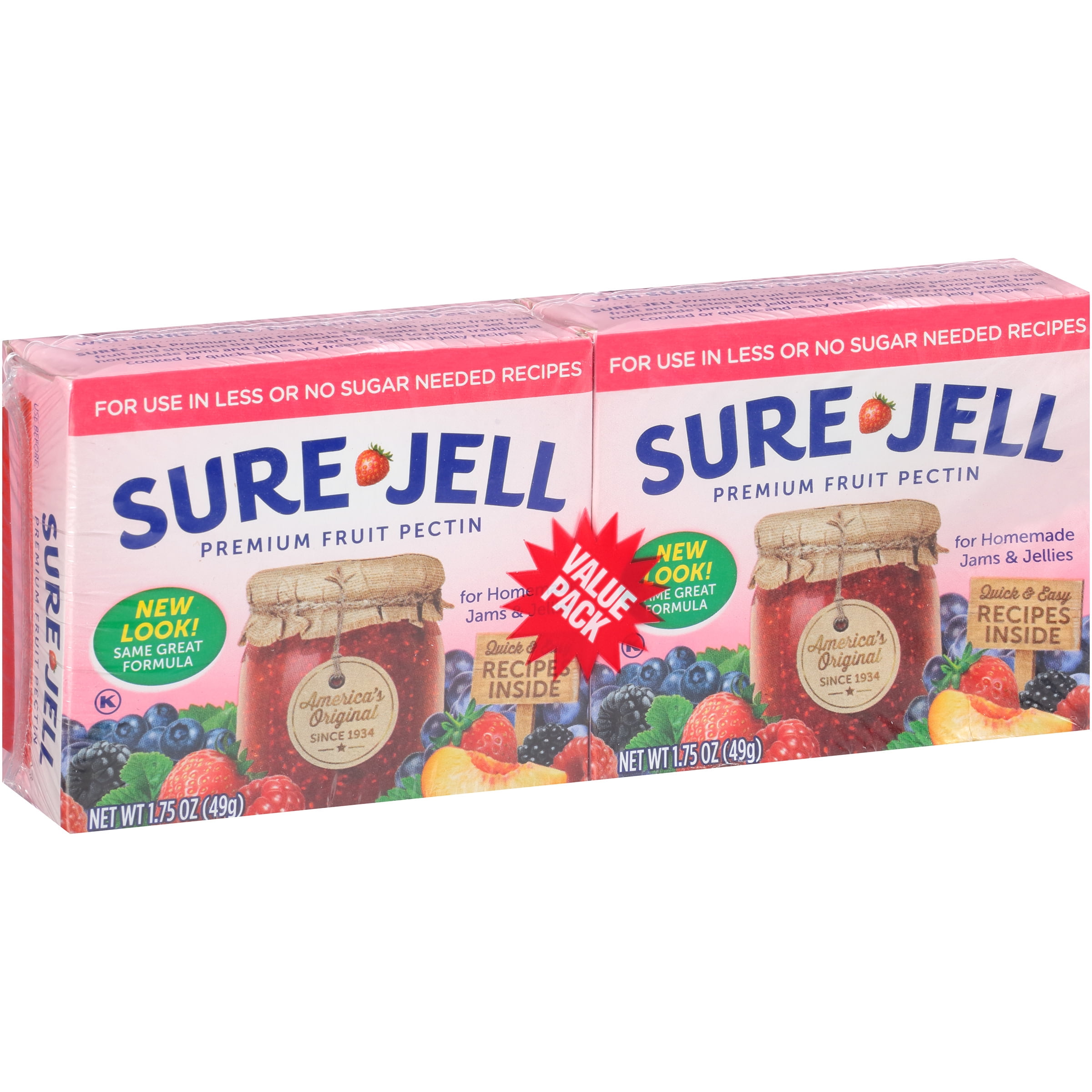 SureJell Light Premium Fruit Pectin, 2 ct 1.75 oz Boxes Walmart