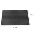 thumbnail image 4 of Molde de Cocina Alfombrilla de silicona para barbacoa, almohadilla para parrilla, bandeja para hornear Pizza, utensilios de cocina (negro), 4 of 4