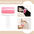 thumbnail image 4 of Quitapelusas Lavable Ropa Pelo Pegajoso Rodillo Reutilizable PortáTil Removedor de Pelo para Mascotas Rodillo Pegajoso, Rosa, 4 of 10