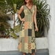 thumbnail image 2 of Geometric Printing Vestido Sin Mangas , Vestidos De Lujo Para Ocasiones Oficiales, 2 of 5