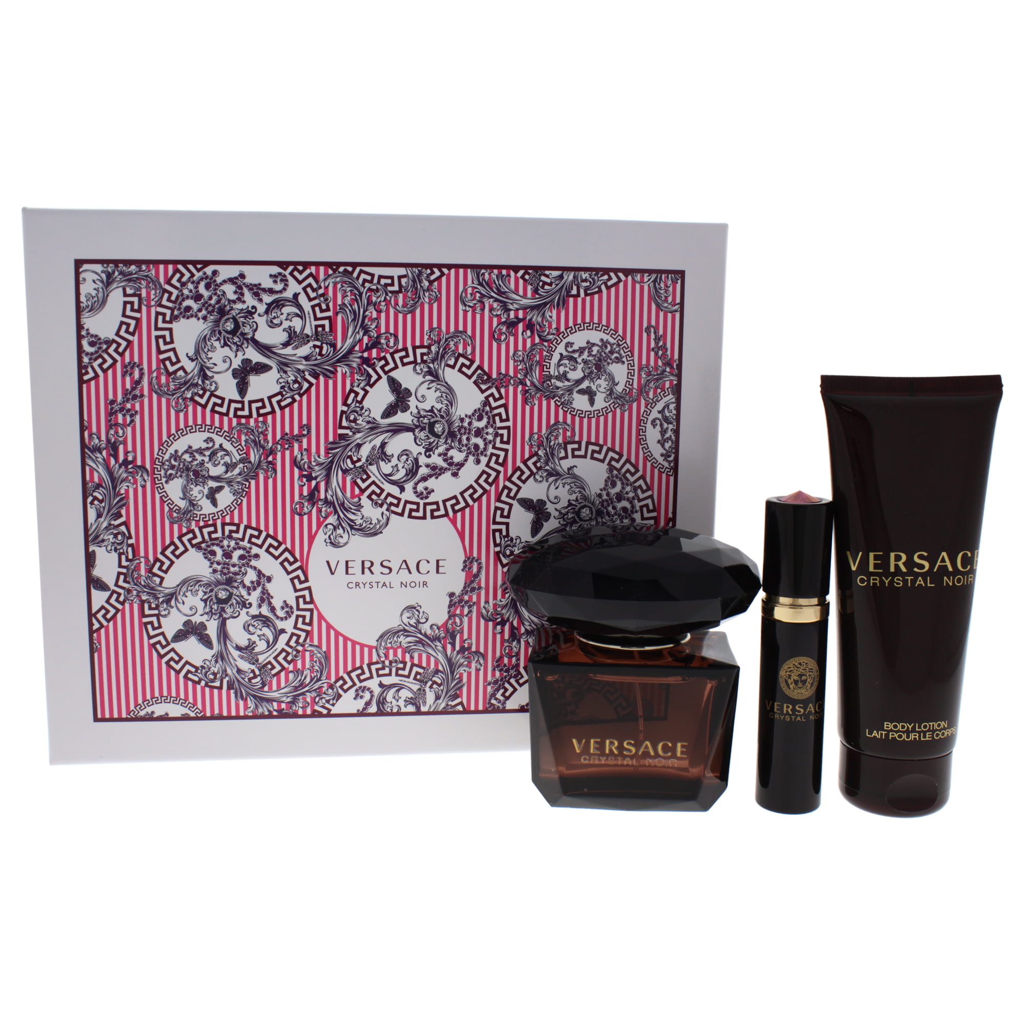 Versace - Versace Crystal Noir by Versace for Women - 3 Pc Gift Set 3oz ...