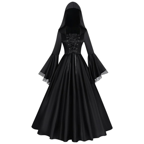 MEZZALL Elegant Gown Lace Corset Dress For Women Fair Performance Halloween Carnival Party Festival Dresses Fashionable