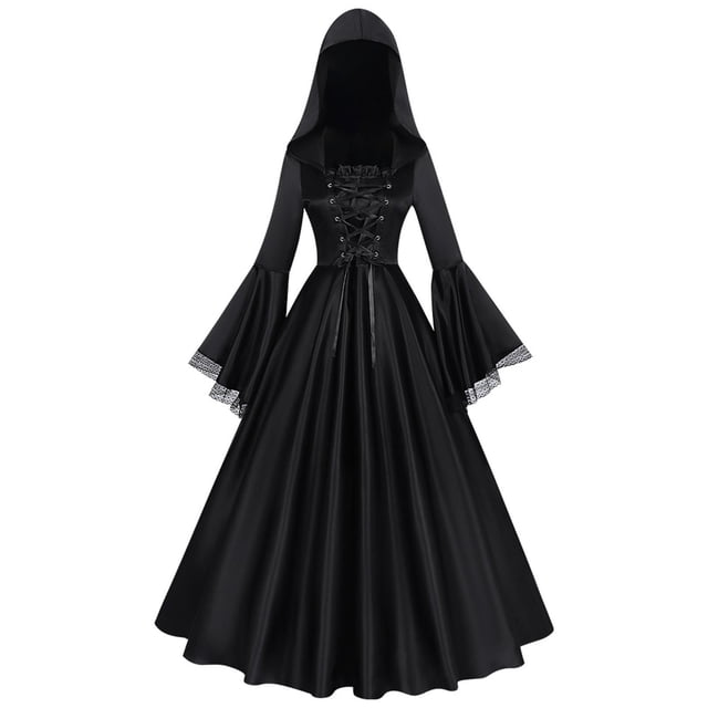 DuoJiaJ Robe Corset en Dentelle Élégante de Cosplay pour Performance pour Femmes, Robe de Spectacle, Festif et Fête