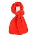 thumbnail image 4 of Nollia Solid Color Fleece Unisex Winter Scarf (Red), 4 of 5