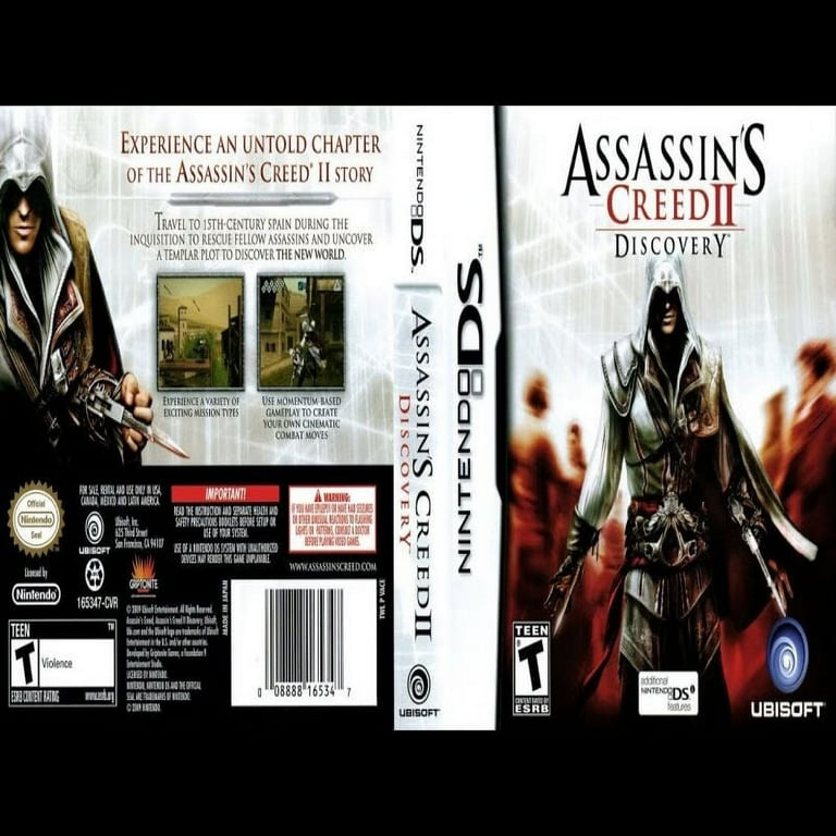 DS Game Cartridges Assassin's Creed II: Discovery North America