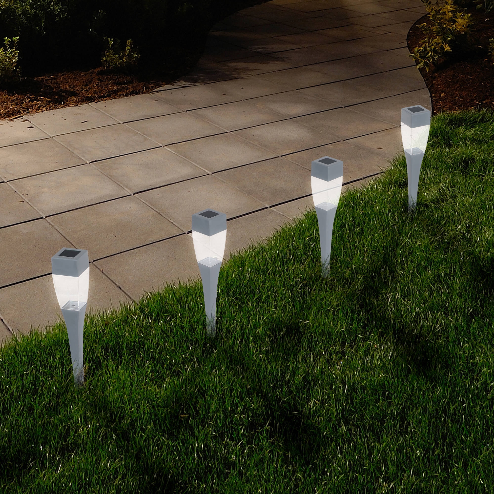 Solar Powered Lights (Set of 24)- Low Voltage LED Outdoor Steak Spotlight Fixture for... by Trademark Global LLC