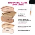 thumbnail image 4 of Khasana Full Coverage Makeup Liquid Concealer, Natural Finish Coverage, Lightweight, Conceals, Hydrating, Brightening, Under Eye Dark Circle Corrector, Oil Free #2 Medium, 4 of 11