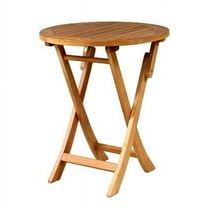 Royal Tahiti Outdoor 36 in. Bar Height Round Folding Table