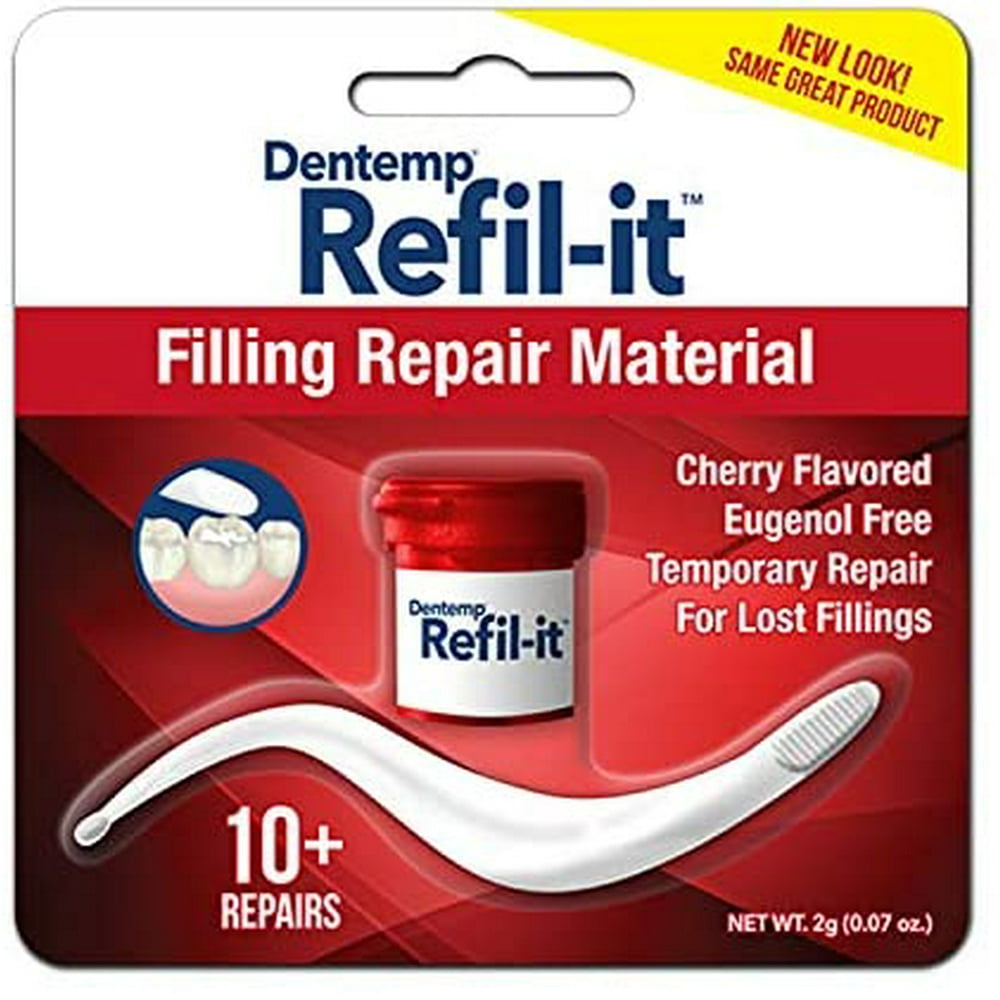 Dentemp Refilit Instant Pain Relief Lost Filling Repair Cherry, 1 Ea