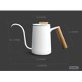 thumbnail image 1 of Cafetera de mano de acero inoxidable cafetera filtro flujo de agua olla cisne cintura café, 1 of 4