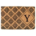 thumbnail image 1 of Calloway Mills 103332436Y 24 x 36 x 1.5 in. Regency Monogram Rectangular Doormat, Natural & Black - Letter Y, 1 of 1
