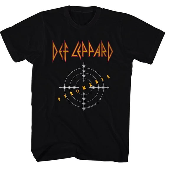 Def Leppard Pyromania Black Adult T-Shirt