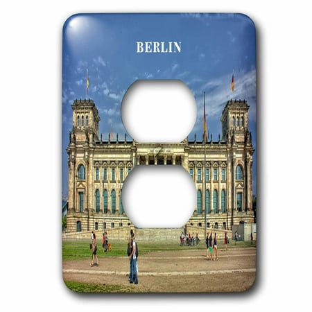 Berlin Government Buildings - 3dRose Lovely Architecture Berlin Government Building Germany - 2 Plug Outlet Cover (lsp_61938_6)