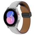 thumbnail image 3 of KOMI for Samsung 20MM magnetic leather strap Huawei Watch 22MM folding buckle leather strap, 5.5-8.7 inches,Nebular grey, 3 of 5