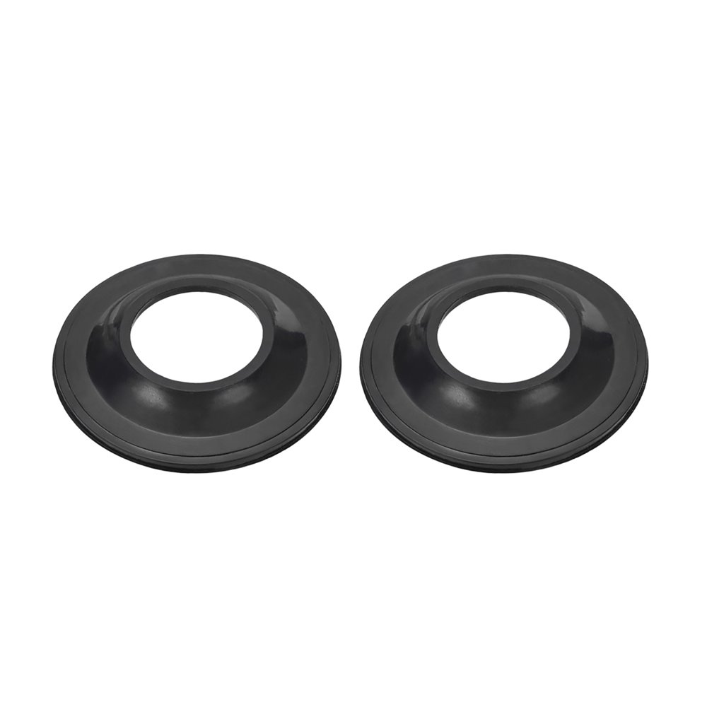 Bathroom PopUp Rubber Gasket Strainer Washer 53mm OD Black 2 Pcs