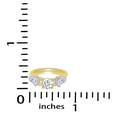thumbnail image 3 of Round & Marquise Shape White Cubic Zirconia Wrap Enhancer Guard Ring in 10k Yellow Gold Ring Size - 6, 3 of 3