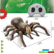 Discovery Kids RC Moving Tarantula Spider, Remote-Control Toy for Kids, Realistic Scurrying Movement, Glowing Scary Red LED Eyes