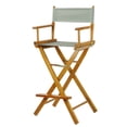 thumbnail image 1 of Casual Home 30" Director's Chair Honey Oak Frame-with Grey Canvas, Bar Height, 1 of 2