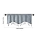 thumbnail image 2 of Cortina con borlas de color gris sólido, cortinas de ventana con flecos elegantes, 2 of 6