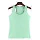 thumbnail image 1 of Qarigey Chaleco de algodón para mujer, ropa recortada de moda de punto, camiseta transpirable fresca, camisas de fondo exterior de primavera, Prendas para la parte del cuerpo verde fluorescente XXL Qarigey AP010463-35B, 1 of 6
