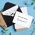 thumbnail image 5 of 2026 New 12 Sets Groomsman Proposal Cards, 8 Groomsmen Cards & 4 Best Man Cards with Date Cards and Black Envelopes, Wedding Invites for Bachelor Party, 5 of 14