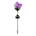 thumbnail image 1 of Set of 7 Solar - Powered LED Rose Lights for Outdoor Garden Decoration, Weatherproof, Auto - On at Dusk, 1 of 6