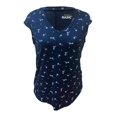 thumbnail image 1 of Blusa Simply Basic Talla G Estampado Flores Marino, 1 of 4