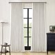 thumbnail image 1 of Cortinas de lino opacas TWODRAPES, 229 x 228 cm, color crema, 2 paneles, 1 of 9