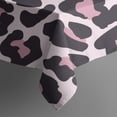 thumbnail image 6 of Pink and Black Of Leopard Print Rectangle Tablecloth 60"x120",Waterproof Polyester Rectangle Table Cloth, Wipeable Spillproof Polyester Tablecloth for Dining, Camping, Indoor and Outdoor, 6 of 6