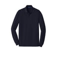 thumbnail image 3 of Port Authority Long Sleeve Solid Polo (Men's) 1 Pack, 3 of 4
