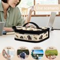 thumbnail image 5 of KUIFORTI Insulated Lunch Bag Leak Proof Lunch Pouch Thermal Cooler Bag Portable Women Desk Food Container Lunch Box, Hot Dog Dachshund, 5 of 7